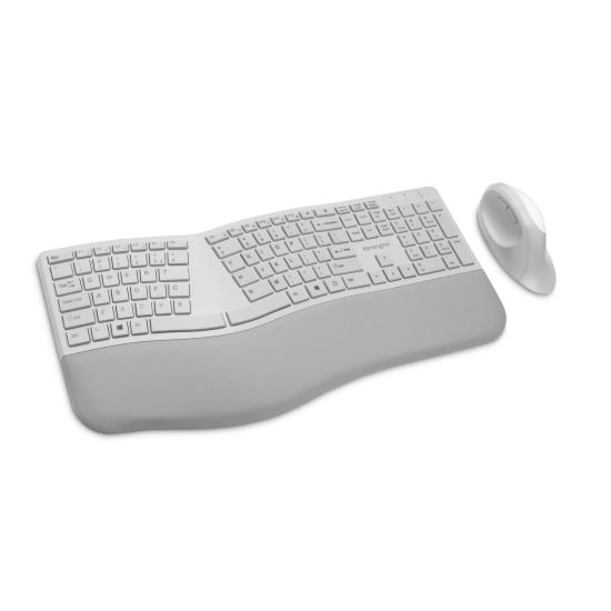 Kensington Pro Fit® Ergo Wireless Keyboard and Mouse—Gray1