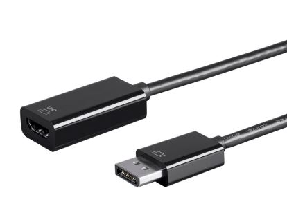 Monoprice 24270 video cable adapter 5.12" (0.13 m) DisplayPort HDMI Type A (Standard) Black1