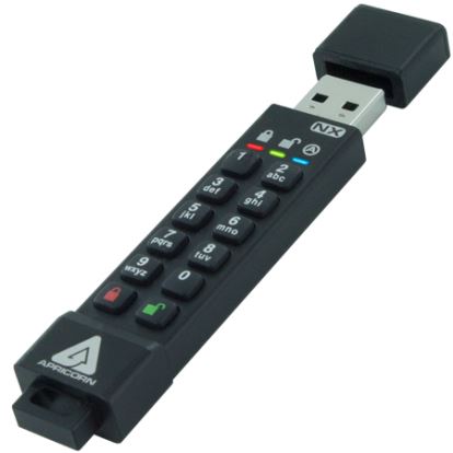 Apricorn ASK3-NX-64GB USB flash drive USB Type-A 3.2 Gen 2 (3.1 Gen 2) Black1