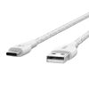 Belkin DuraTek Plus USB cable 118.1" (3 m) USB 2.0 USB C USB A White3