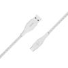 Belkin DuraTek Plus USB cable 118.1" (3 m) USB 2.0 USB C USB A White4