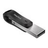 SanDisk SDIX60N-128G-AN6NE USB flash drive 128 GB USB Type-A / Lightning 3.2 Gen 1 (3.1 Gen 1) Black, Silver4