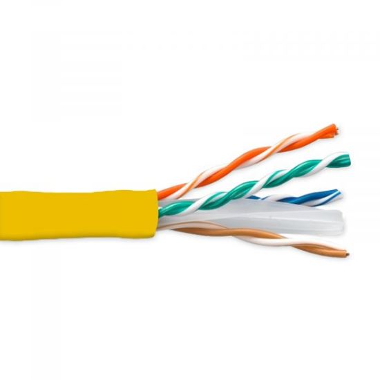 eNet Components C5E-SOYL-1K-ENC networking cable Yellow 12000" (304.8 m) Cat5e U/UTP (UTP)1