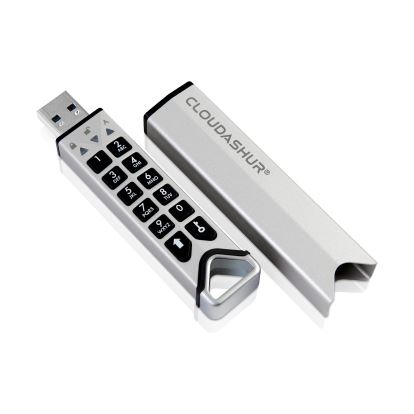 iStorage CloudAshur USB flash drive 256 GB USB Type-A 3.2 Gen 1 (3.1 Gen 1) Silver1