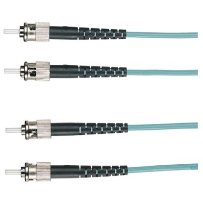 Black Box EFNT010-005M-STST fiber optic cable 196.9" (5 m) ST OFNR OM3 Aqua color1