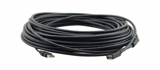 Kramer Electronics CA-UAM/UAF-15 USB cable 181.1" (4.6 m) USB 2.0 USB A Black1