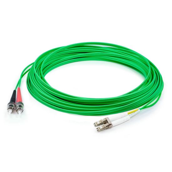 AddOn Networks ADD-ST-LC-3M6MMFP-GN fiber optic cable 118.1" (3 m) 2x LC 2x ST OM1 Green1