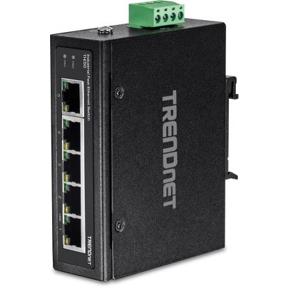 Trendnet TI-E50 network switch Unmanaged Fast Ethernet (10/100) Black1