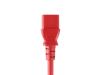 Monoprice 33558 power cable Red 23.6" (0.6 m) NEMA 5-15P C13 coupler4