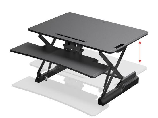 Monoprice 33384 standing desk Black1