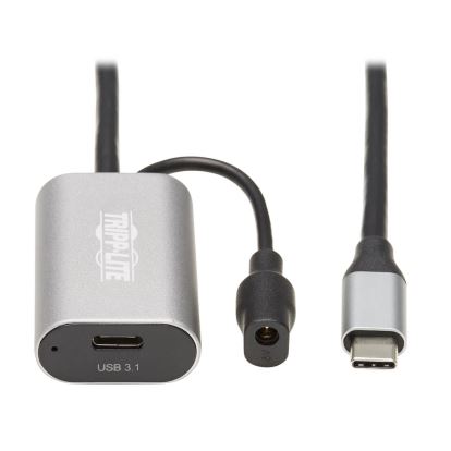 Tripp Lite U330-05M-C2C USB cable 196.9" (5 m) USB 3.2 Gen 1 (3.1 Gen 1) USB C Black, Gray1