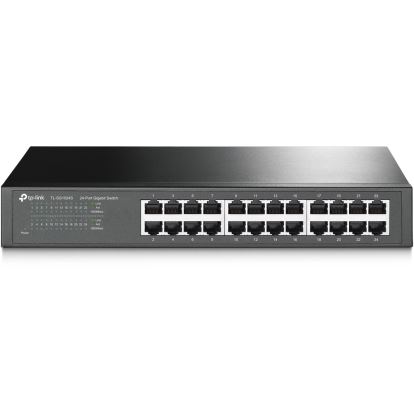 TP-Link TL-SG1024S network switch Unmanaged Gigabit Ethernet (10/100/1000) Black1