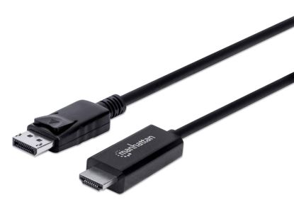 Manhattan 153201 video cable adapter 70.9" (1.8 m) DisplayPort HDMI Black1