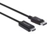 Manhattan 153201 video cable adapter 70.9" (1.8 m) DisplayPort HDMI Black3