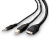 Belkin F1DN1CCBL-DH10t KVM cable Black 118.1" (3 m)3