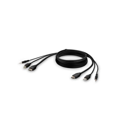 Belkin F1DN1CCBL KVM cable Black 70.9" (1.8 m)1