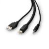 Belkin F1DN1CCBL-MP10t KVM cable Black 118.1" (3 m)3
