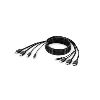 Belkin F1DN2CCBL-HH6T KVM cable Black 70.9" (1.8 m)1