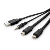 Belkin F1DN2CCBL-MP10T KVM cable Black 118.1" (3 m)3