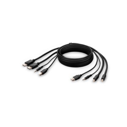 Belkin F1DN2CCBL-MP6T KVM cable Black 70.9" (1.8 m)1