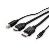 Belkin F1DN2CC-DHPP10T KVM cable Black 118.1" (3 m)2