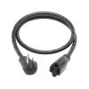 Tripp Lite P024-003-13A15D power cable Black 35.4" (0.9 m) NEMA 5-15P NEMA 5-15R2