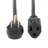 Tripp Lite P024-006-15D power cable Black 70.9" (1.8 m) NEMA 5-15P NEMA 5-15R1