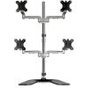 StarTech.com ARMQUADSS monitor mount / stand 32" Freestanding Black, Silver3