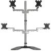 StarTech.com ARMQUADSS monitor mount / stand 32" Freestanding Black, Silver4