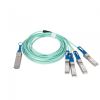 eNet Components QSFP-4X10G-AOC15M-ENC fiber optic cable 590.6" (15 m) QSFP+ 4x SFP+ Aqua color1