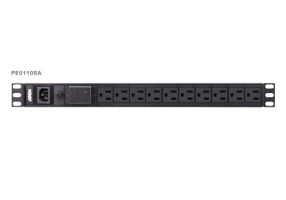 ATEN PE0110SA power distribution unit (PDU) 10 AC outlet(s) 1U Black1