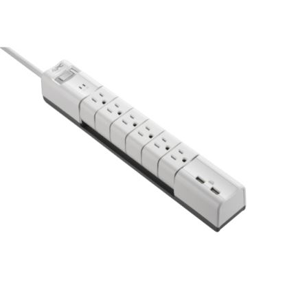 APC PE6RU3W surge protector White 6 AC outlet(s) 120 V 72" (1.83 m)1