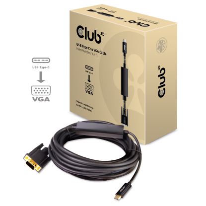 CLUB3D cac-1512 usb C VGA Black1