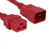 eNet Components C19C20-RD-1F-ENC power cable Red 11.8" (0.3 m) C20 coupler C19 coupler1