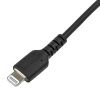 StarTech.com RUSBCLTMM2MB mobile phone cable Black 78.7" (2 m) USB A Lightning3