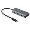 StarTech.com HB31C3A1CPD3 interface hub USB 3.2 Gen 2 (3.1 Gen 2) Type-C 10000 Mbit/s Black, Gray1