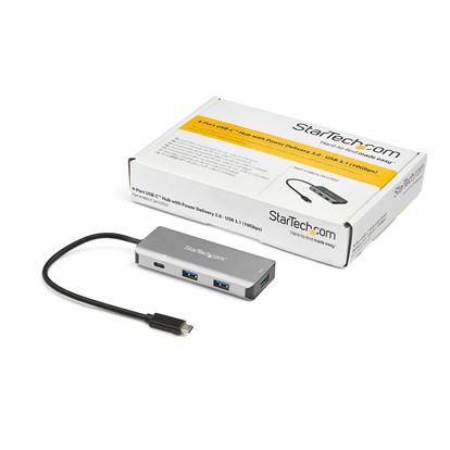 StarTech.com HB31C3A1CPD3 interface hub USB 3.2 Gen 2 (3.1 Gen 2) Type-C 10000 Mbit/s Black, Gray 5