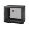 APC NetShelter WX 9U Single Hinged Wall-mount Enclosure 400mm Deep. Wall mounted rack Black1