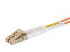 Monoprice 38238 fiber optic cable 196.9" (5 m) LC/UPC SC/UPC OFNR OM1 Orange2