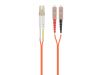 Monoprice 38238 fiber optic cable 196.9" (5 m) LC/UPC SC/UPC OFNR OM1 Orange4