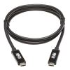 Tripp Lite MTB3-01M-5A-AB Thunderbolt cable 39.4" (1 m) 40 Gbit/s Black3