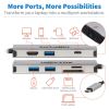 Tripp Lite U442-DOCK5-GY notebook dock/port replicator Wired USB 3.2 Gen 1 (3.1 Gen 1) Type-C Gray3