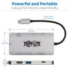 Tripp Lite U442-DOCK5-GY notebook dock/port replicator Wired USB 3.2 Gen 1 (3.1 Gen 1) Type-C Gray4