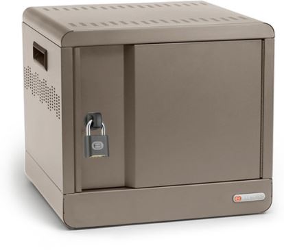Bretford CUBE Micro Station Portable device management cabinet Champagne1