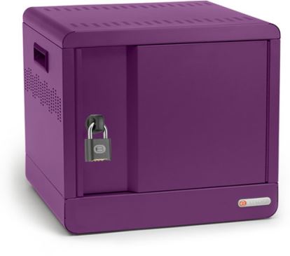 Bretford CUBE Micro Station Portable device management cabinet Purple1