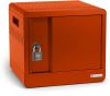 Bretford CUBE Micro Station Portable device management cabinet Orange1