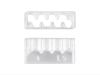 Monoprice 34415 wire connector RJ45 Metallic, Transparent3