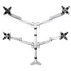 StarTech.com ARMQUADPS monitor mount / stand 27" Clamp Silver7