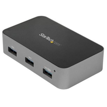 StarTech.com HB31C4AS interface hub USB 3.2 Gen 2 (3.1 Gen 2) Type-C 10000 Mbit/s Black, Gray1