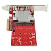 StarTech.com PEX8M2E2 interface cards/adapter Internal M.24